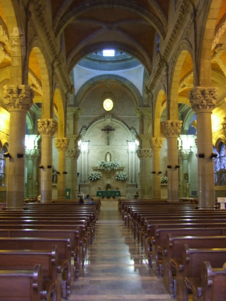 Nave central por la tarde