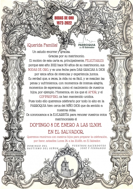 Bodas de Oro 2022