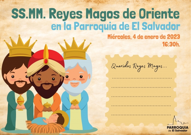 Visita SS.MM. los Reyes Magos de Oriente a nuestra Parroquia.