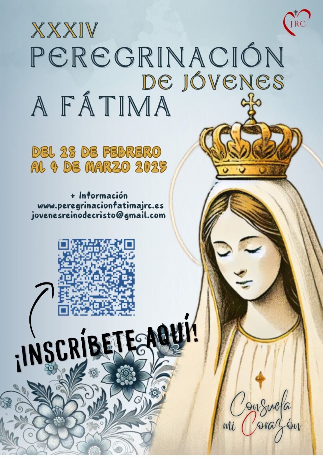 Peregrinacin de jvenes a Ftima 