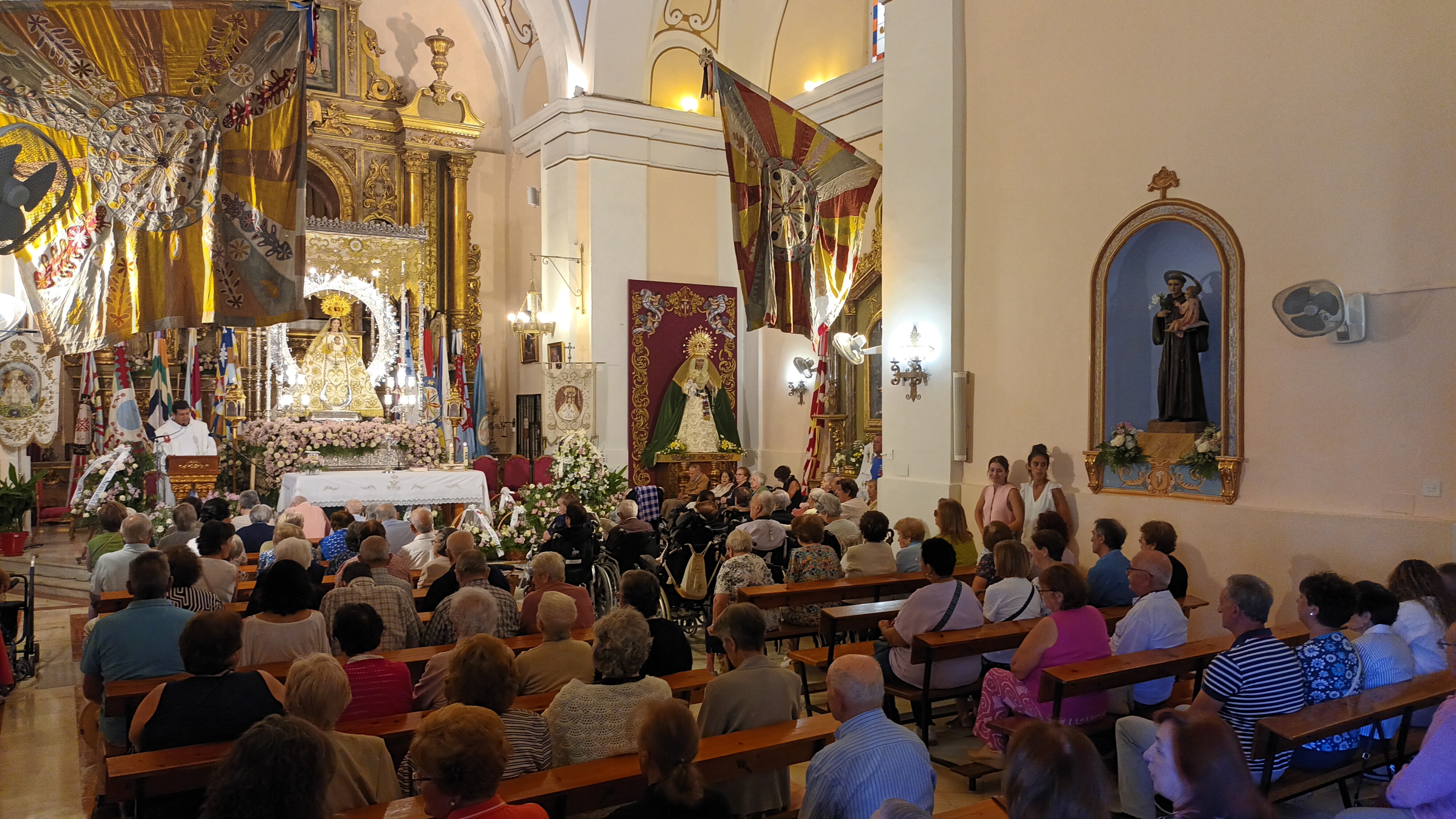 Los mayores de Miguelturra celebraron la Misa del Ofertorio en la Virgen de la Estrella