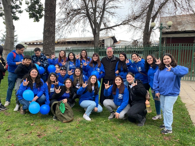 EJE SACOJE en Caminata al Santuario de Maipo