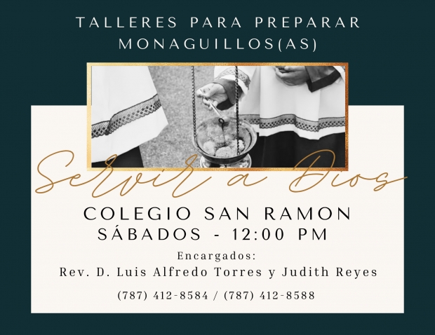TALLER PARA MONAGUILLOS(AS)