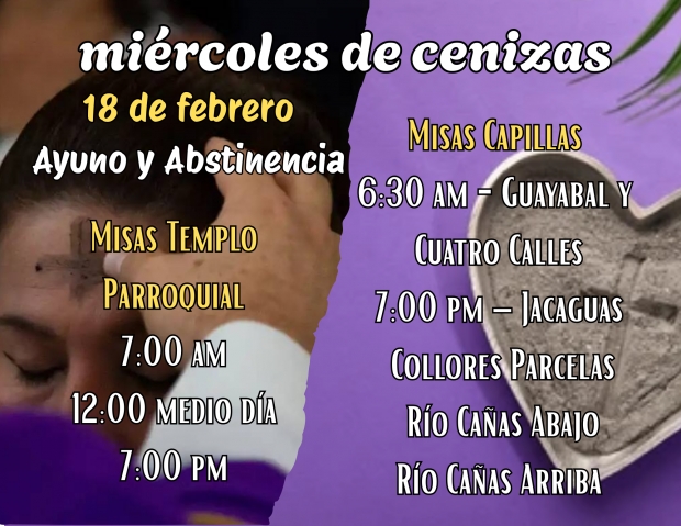 MI�RCOLES DE CENIZAS 2026