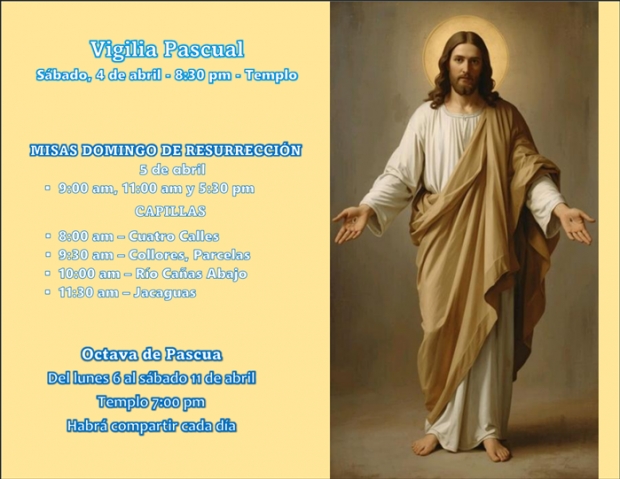 VIGILIA PASCUAL Y DOMINGO DE PASCUA