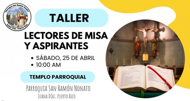 TALLER PARA LECTORES Y ASPIRANTES