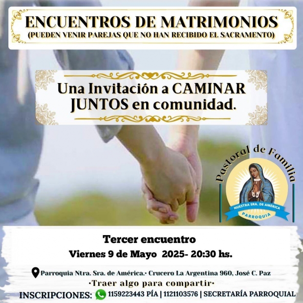 3er Encuentro Para Matrimonios y Parejas