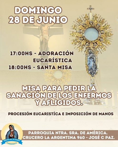 MISA POR LOS ENFERMOS Y AFLIGIDOS