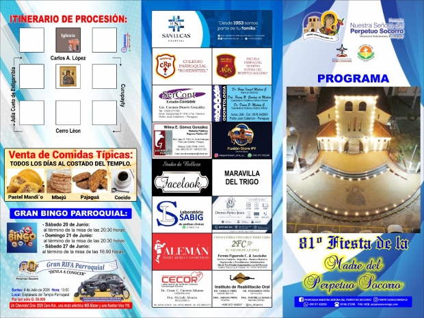 Lanzamiento Oficial de la 81.� Fiesta Patronal en Honor a la Madre del Perpetuo Socorro 2026