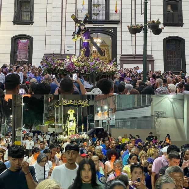 El Nazareno del Recreo recorre las calles de la Comunidad 