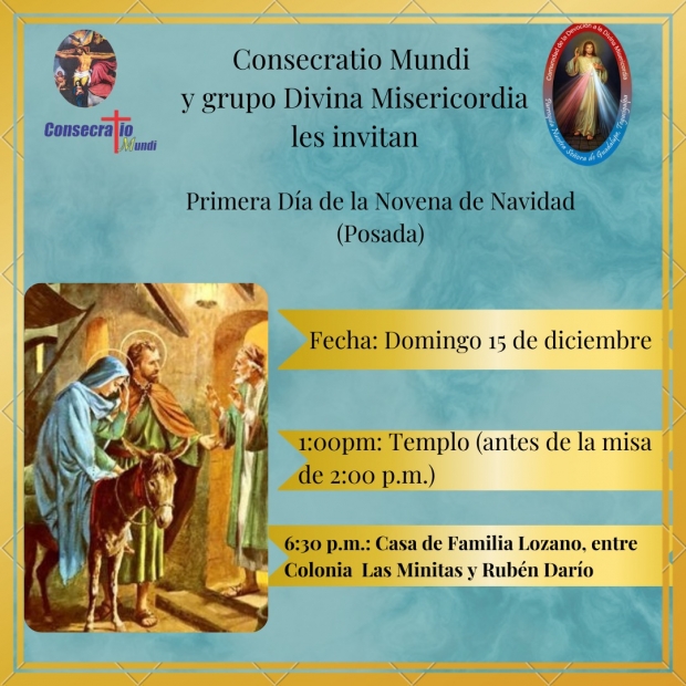 NOVENA DE NAVIDAD (POSADA  DIA 1)