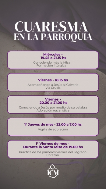 CUARESMA PARROQUIAL 2026