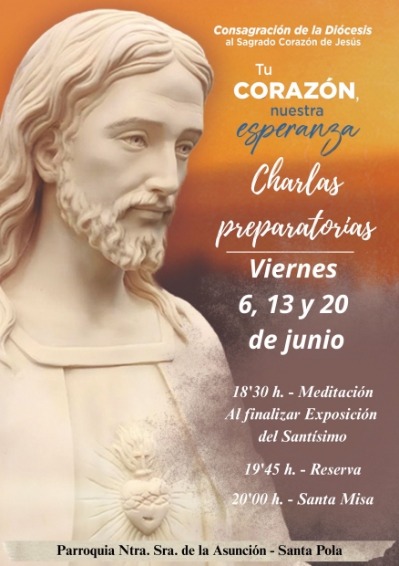 CHARLAS PREPARATORIAS PARA LA CONSAGRACIÓN AL CORAZÓN DE JESÚS DE LA DIÓCESIS