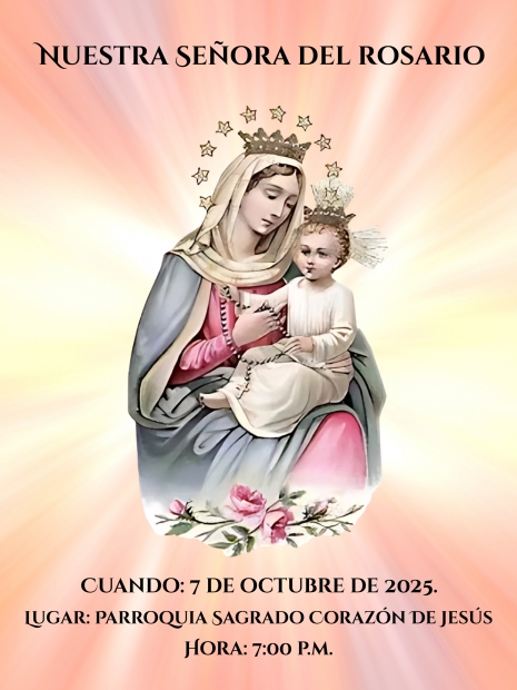 Santa Misa en honor a Nuestra Seora del Rosario