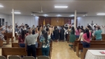 Bendici�n a los graduandos.  