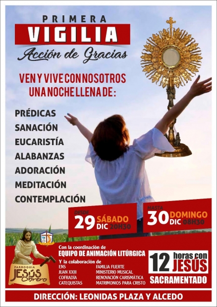 PRIMERA VIGILIA EUCARISTICA