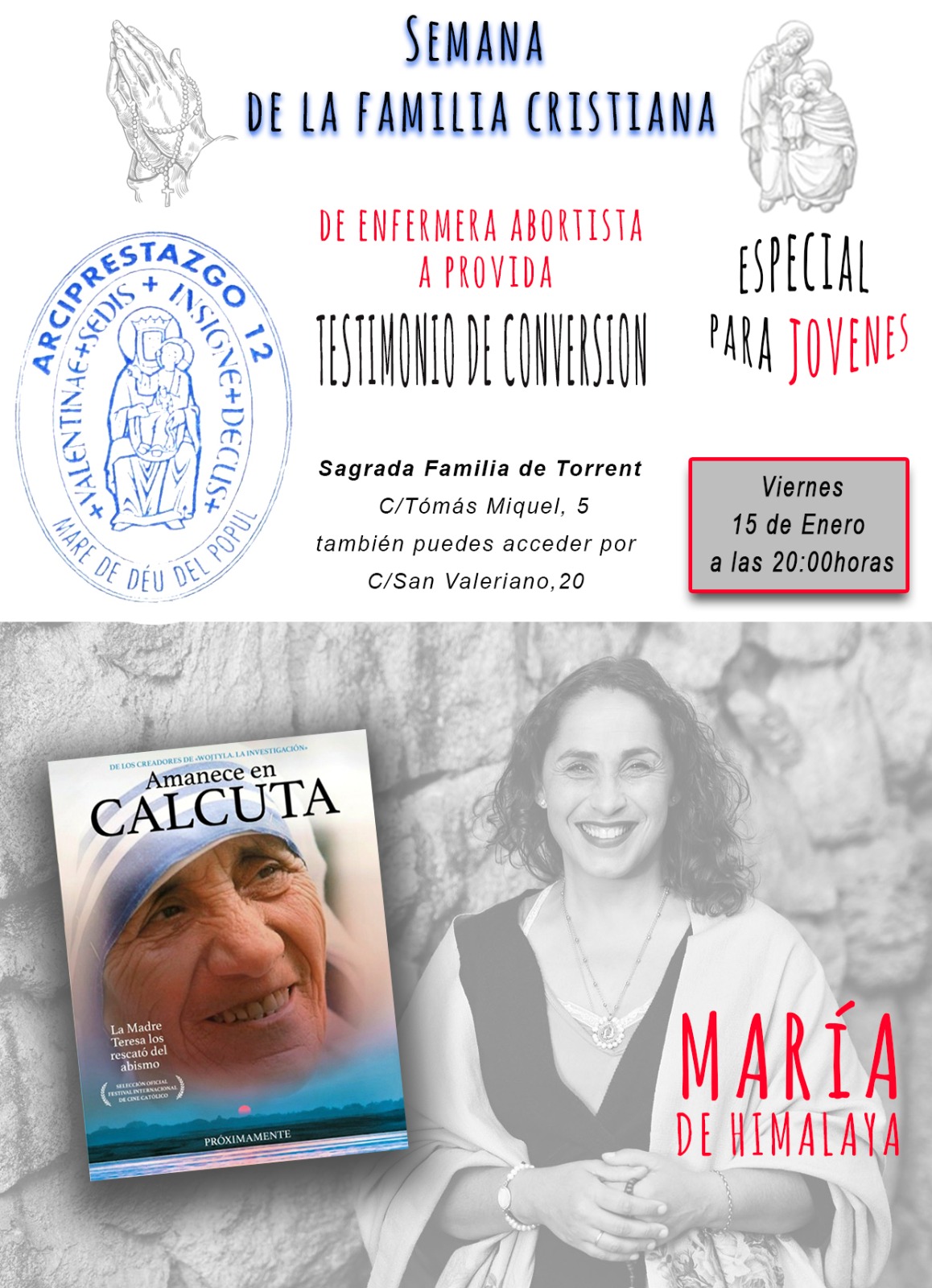 Charla testimonio por la vida