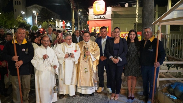 Cuando la fe y el servicio p�blico se encuentran: Parroquia Virgen Medianera y Municipalidad de Cartagena unidas en esta Navidad