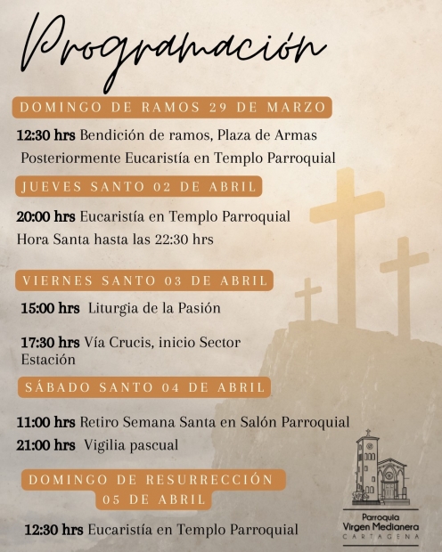 Programa de Semana Santa 2026