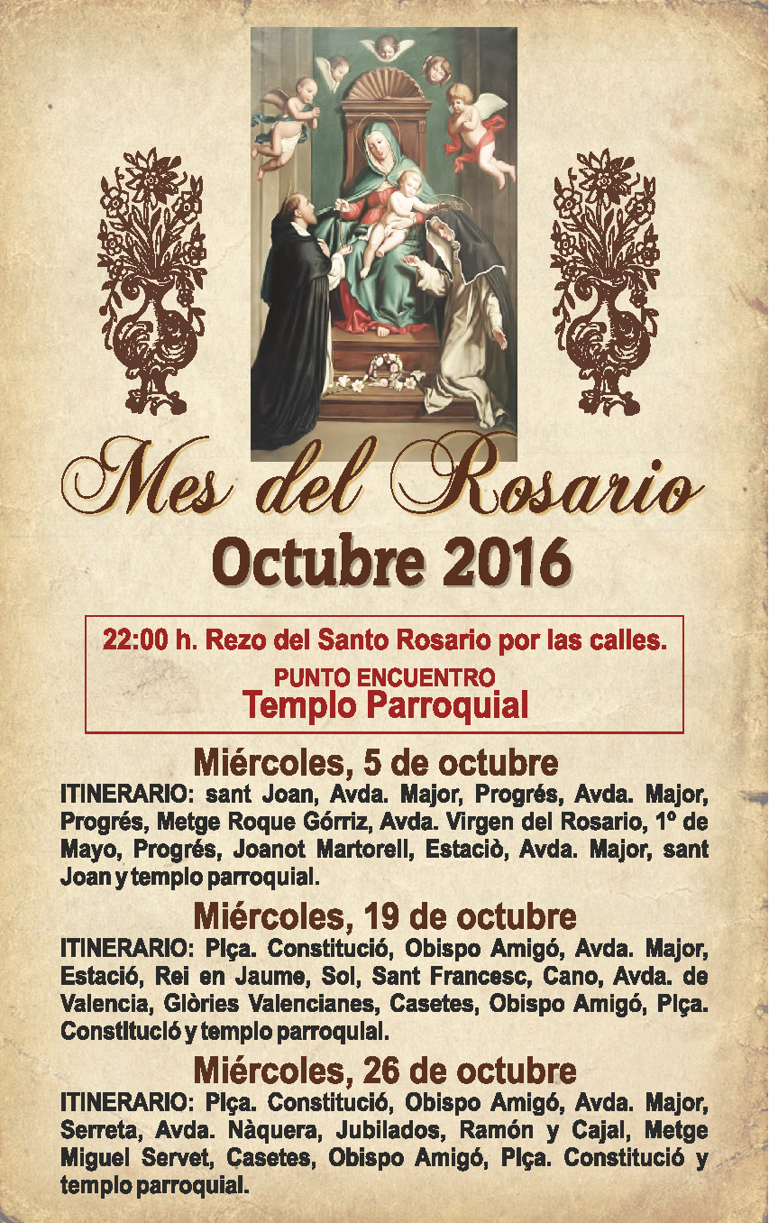 Octubre - Mes del Rosario