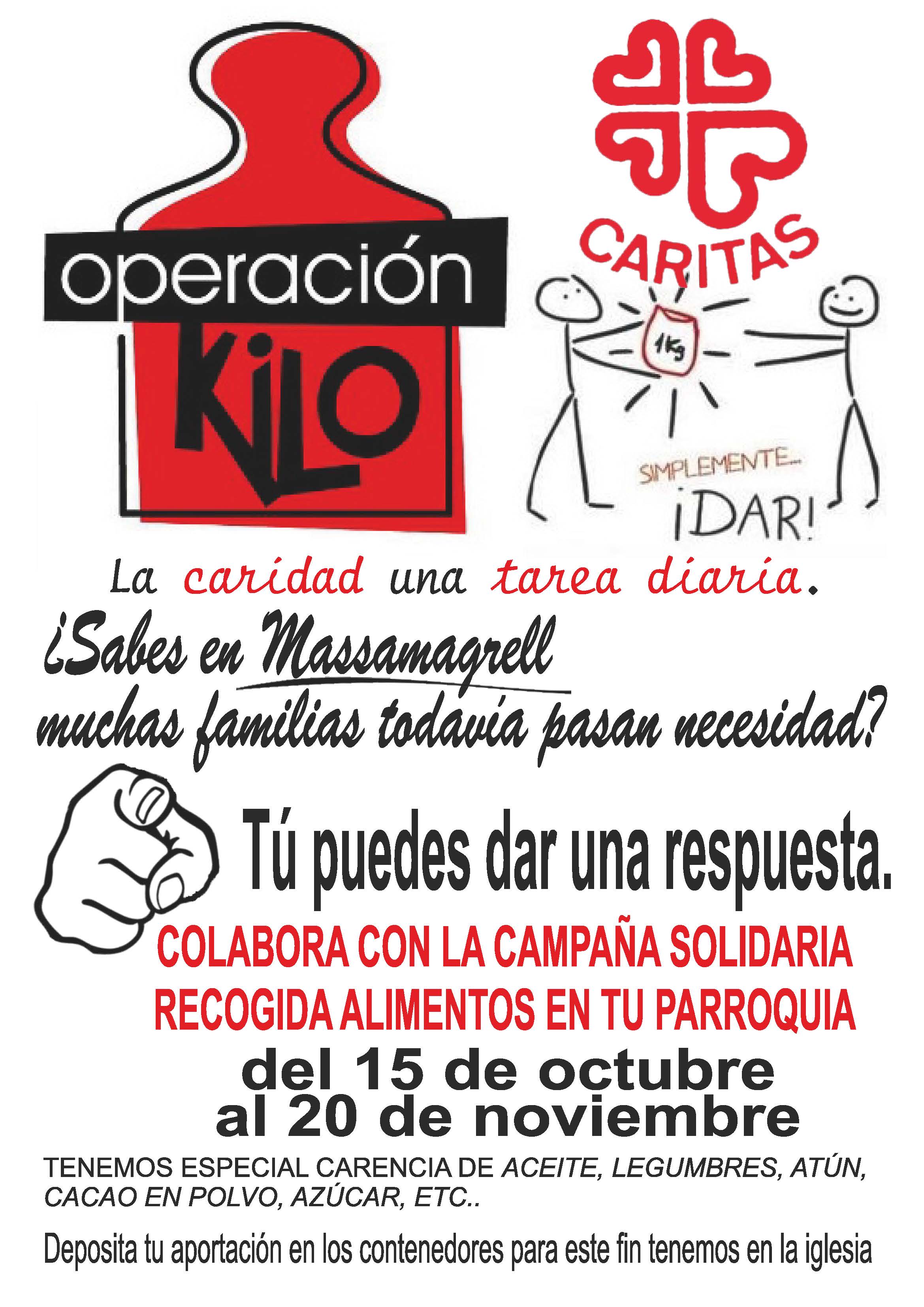 Campaa recogida alimentos (del 15 oct al 20 nov)