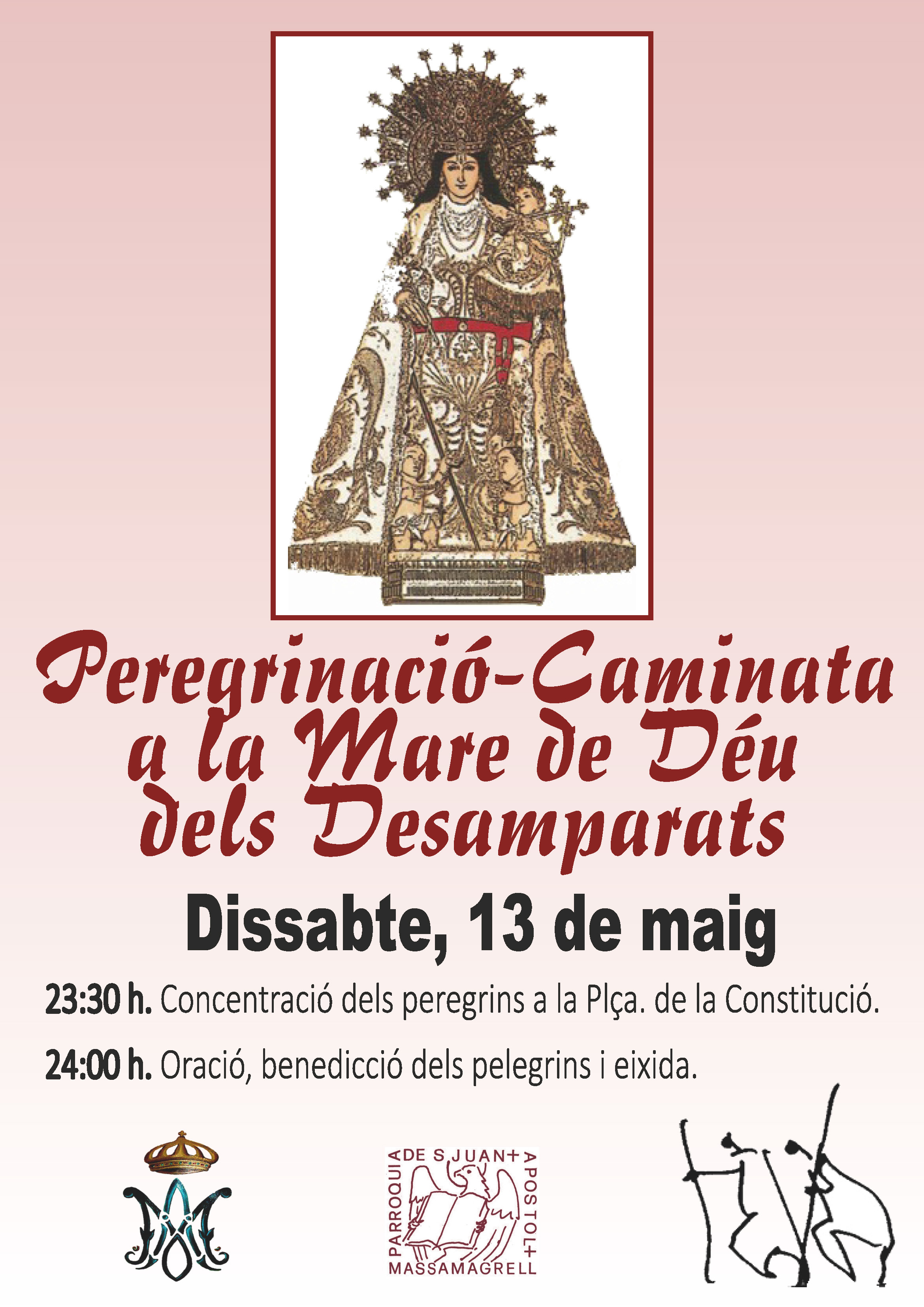 Sbado 13 Mayo - Peregrinacin a la Mare de Du dels Desamparats