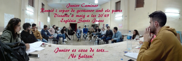 JUNIOR CAMINAR CON LOS PADRES Y MADRES...