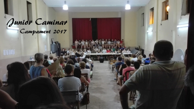 A POCOS DIAS DEL CAMPAMENTO JUNIOR 2017