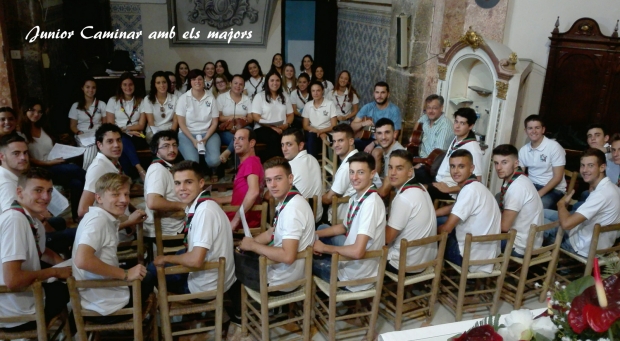 NUESTROS MAYORES CON LA PATRONA