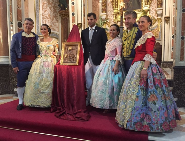 ENTRADA DE LA MURTA, RECEPCIN DE LA IMAGEN DE LA PATRONA