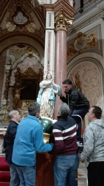 PREPARANDO LA FESTIVIDAD DE LA INMACULADA