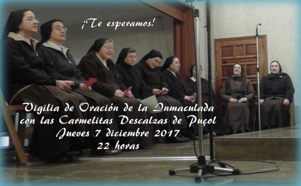 VIGILIA DE ORACIN CON LAS CARMELITAS DESCALZAS