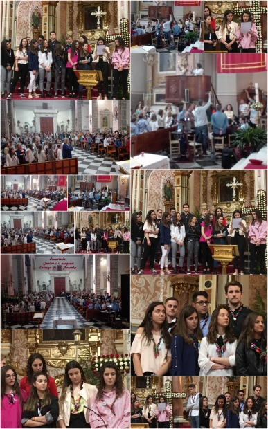 JUNIOR CAMINAR: ENTREGA DE LA PALABRA