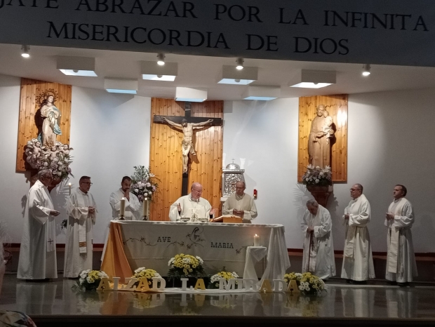 Oraci�n diocesana por los frutos apost�licos de la visita del Papa