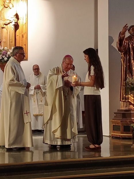 Oraci�n diocesana por los frutos apost�licos de la visita del Papa