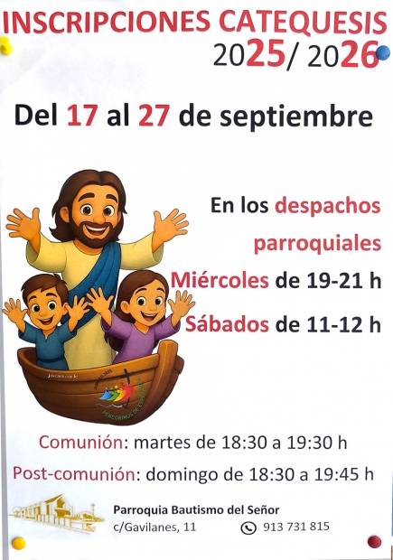 Inscripcin Catequesis 2025/26