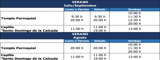 Horario de Verano a partir del 1 de julio
