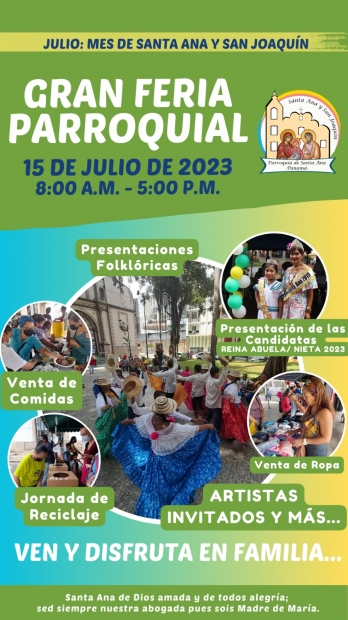Feria Parroquial de Santa Ana.