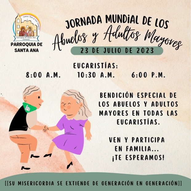 III Jornada Mundial de los abuelos. 2023