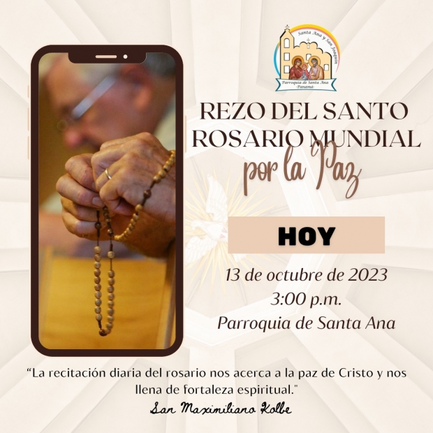 Invitacin a Rezar el Santo Rosario por la Paz Mundial