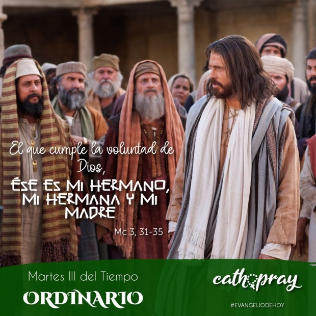 Lecciones pr�cticas del segundo libro de Samuel 6,12-15,17-19 y del Evangelio seg�n san Marcos 3,31-35. 