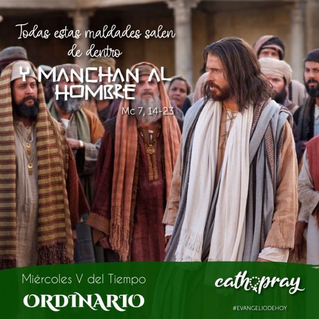 Lecciones pr�cticas del primer libro de los reyes 10, 1-10 y del Evangelio seg�n san Marcos 7, 14-23.