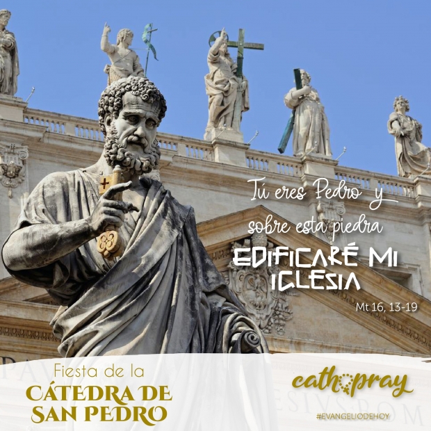 C�tedra de San Pedro: Donde est� Pedro, ah� est� la Iglesia