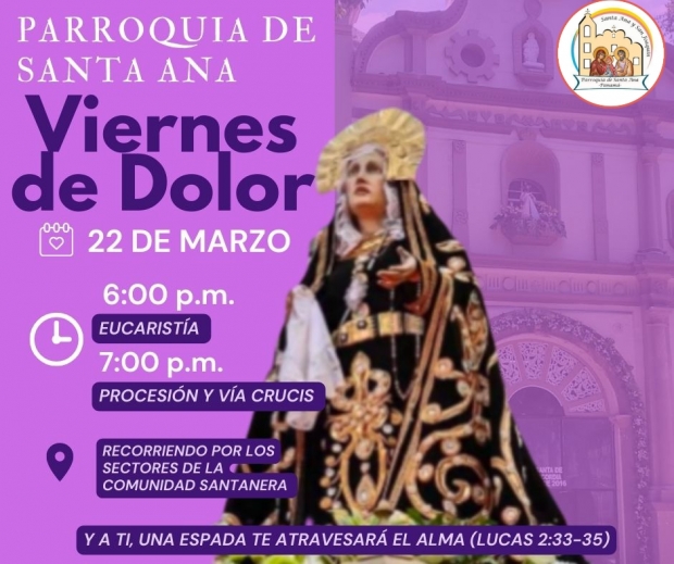Viernes de Dolores. Viacrucis por los sectores de la parroquia.