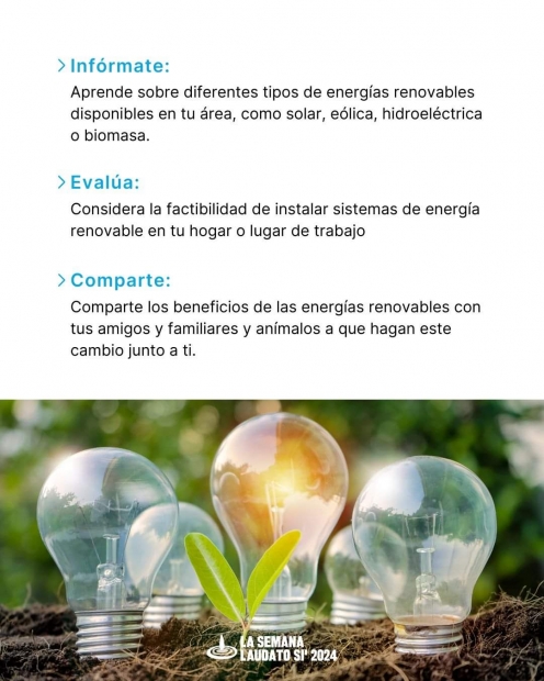 Semana Laudato Si  del 19 al 26 de mayo de 2024