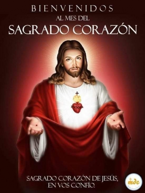 Junio: Mes del Sagrado Corazn de Jess y de la Familia.