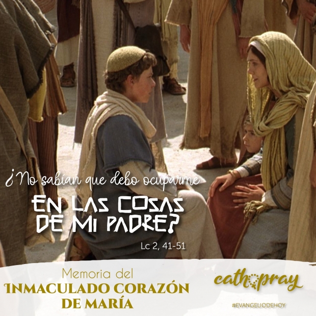 Inmaculado Coraz�n de Mar�a. Memoria Obligatoria. Novena semana del Tiempo Ordinario.