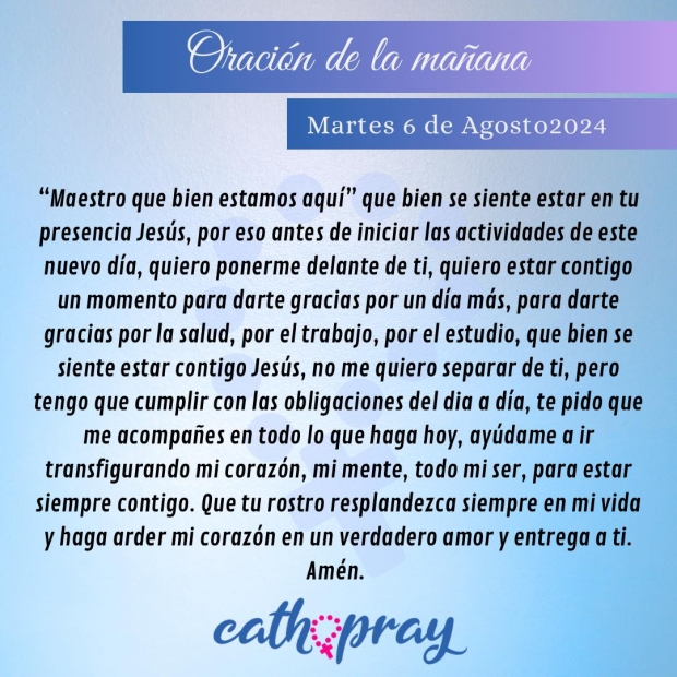 Fiesta de La Transfiguraci�n del Se�or: Una Revelaci�n de la Gloria Divina