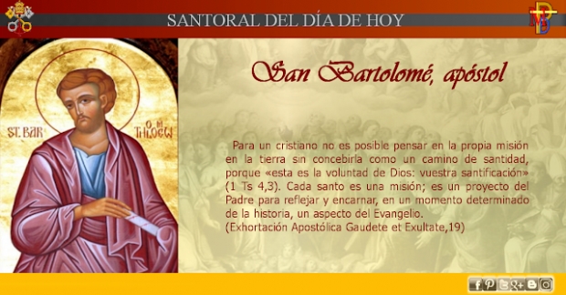 San Bartolom�, Ap�stol: Pilar de la Fe y Testigo del Amor Transformador de Cristo