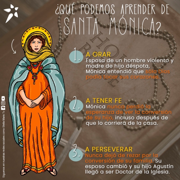 Santa Mnica: Ejemplo de Fe, Perseverancia y Oracin